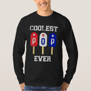 メンズクールエバポップ・アートのーポプシクル男性パパEver C Tシャツ