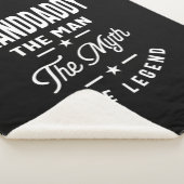 メンズグランドダディ男の神話の伝説 シェルパブランケット (3/4)