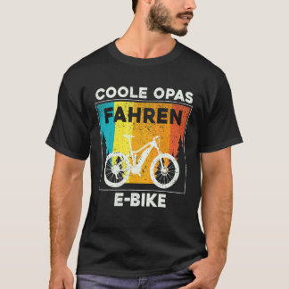 メンズグランドパカッコいいライドエバイクエレクトリックバイクグランドファ Tシャツ