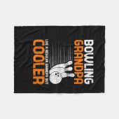 メンズグランドパパ – ボーリンググランドパレギュラーグラのような フリースブランケット (正面(横))