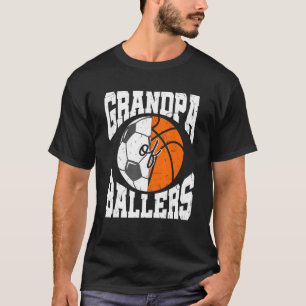 メンズグランドパボールボール祖父バスケットボール Tシャツ