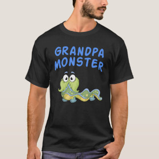 メンズグランドパモンスターシャツ誕生日ファミリーモンスター Tシャツ