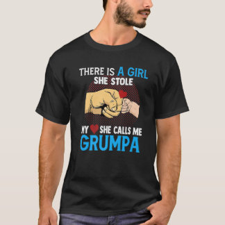 メンズグランパ父の日妻と娘から彼女 Tシャツ