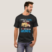 メンズグランパ父の日妻と娘から彼女 Tシャツ (正面フル)