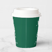 メンズグリーンモノグラム 紙コップ (右)