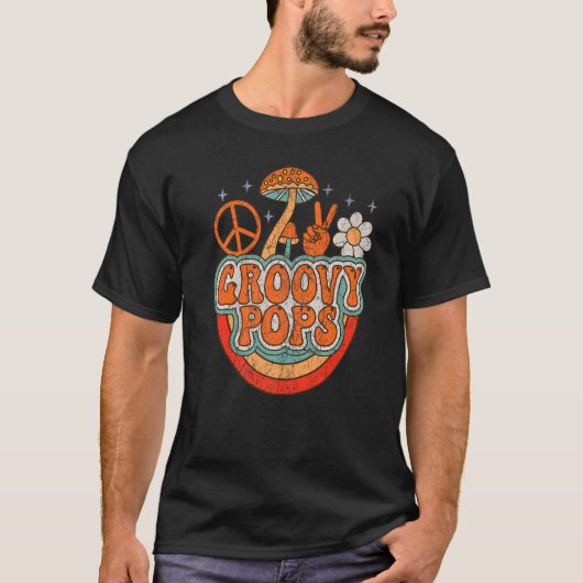 メンズグルービーポップ70s美的ノスタルジア1970sレア tシャツ (正面)