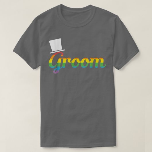メンズグルーミングLGBTゲイバチュラーパーティ Tシャツ (デザイン正面)