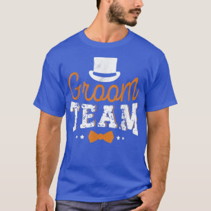 メンズグルームチーム婚約バチュラーパーティグロムスマ Tシャツ