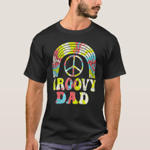 メンズグルーヴィパパ70s美的ノスタルジア1970sレト tシャツ