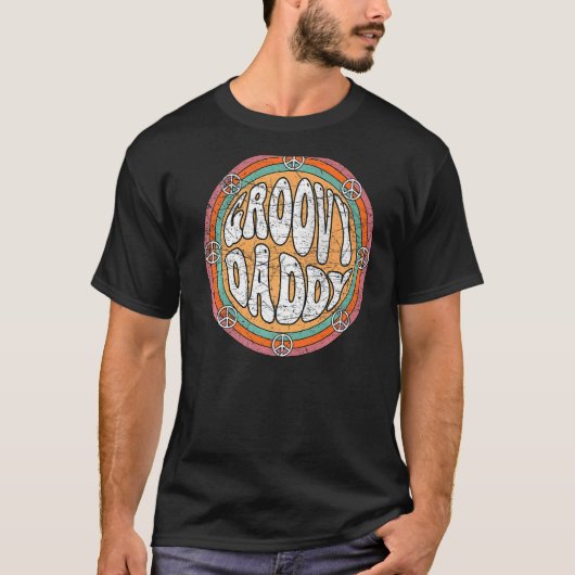 メンズグルーヴィーパパ70s美学ノスタルジア1970s R Tシャツ (正面)