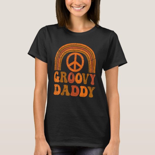 メンズグルーヴィーパパ70s美学ノスタルジア1970s R Tシャツ (正面)