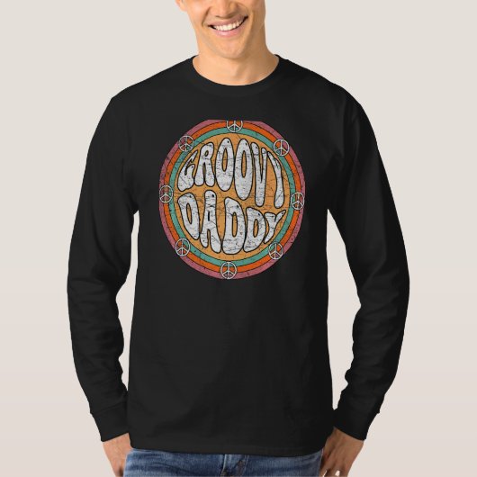 メンズグルーヴィーパパ70s美学ノスタルジア1970s R Tシャツ (正面)