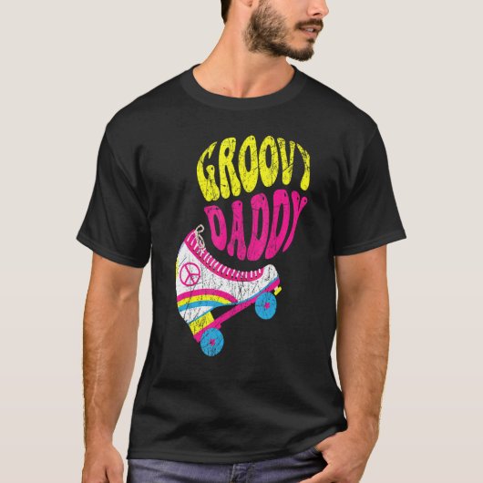 メンズグルーヴィーパパ70s美学ノスタルジア1970s R Tシャツ (正面)