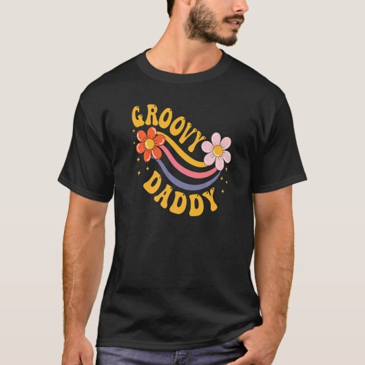 メンズグルーヴィーパパ70s美学ノスタルジア1970s R Tシャツ (正面)
