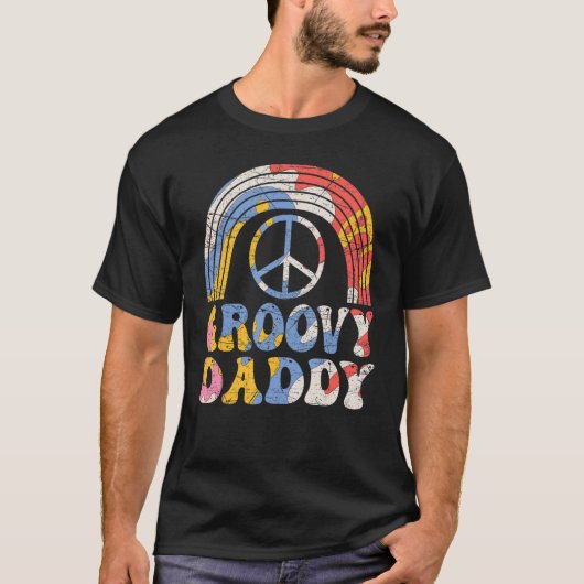 メンズグルーヴィーパパ70s美学ノスタルジア1970s R Tシャツ (正面)
