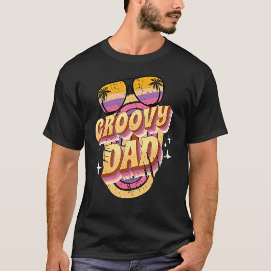 メンズグルーヴィーパパ70s美学ノスタルジア1970s R Tシャツ (正面)