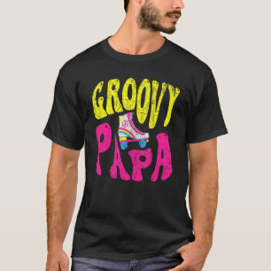 メンズグルーヴィーパパ70s美的ノスタルジア1970s Re Tシャツ