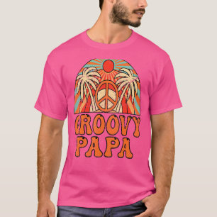 メンズグルーヴィーパパ70s美的ノスタルジア1970s Re Tシャツ