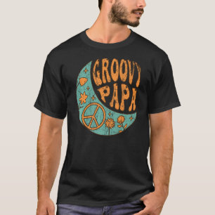メンズグルーヴィーパパ70s美的ノスタルジア1970s Re Tシャツ