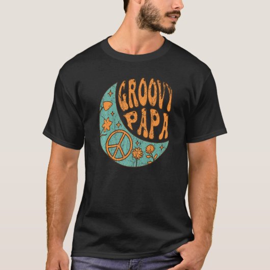 メンズグルーヴィーパパ70s美的ノスタルジア1970s Re Tシャツ (正面)