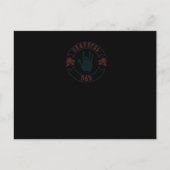 メンズグレイトフルパパヴィンテージTシャツ 案内ポストカード (正面)