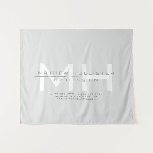 メンズグレモノグラムのイ・ビジネス タペストリー (正面(横))