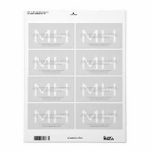 メンズグレモノグラムのイ・ビジネス ラベル (フルシート)