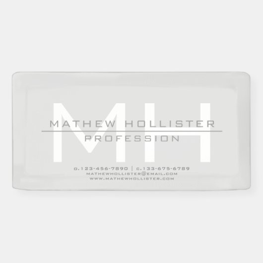 メンズグレモノグラムのイ・ビジネス 横断幕 (横)