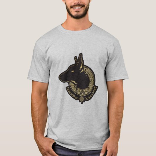 メンズグレーのティーシャツ Tシャツ (正面)