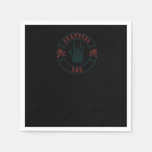 メンズグレートパパヴィンテージTシャツ スタンダードカクテルナプキン (正面)