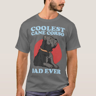 メンズケインコルソパパ犬のオーナーケインコルソプレミアムT Tシャツ