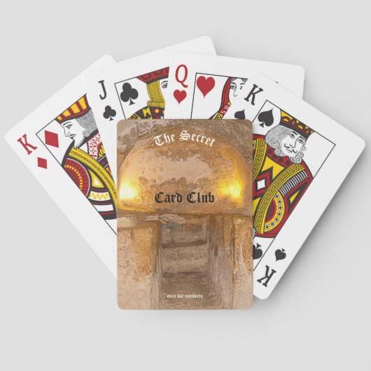 メンズケーブシークレットクラブトランプデッキ トランプ (裏面)