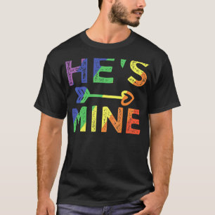 メンズゲイカップル彼の鉱山Lgbtのプライド Tシャツ