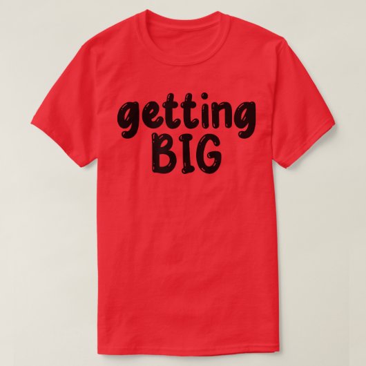 メンズゲッチングビッグジムフィットネストレーニングボディビル Tシャツ (デザイン正面)