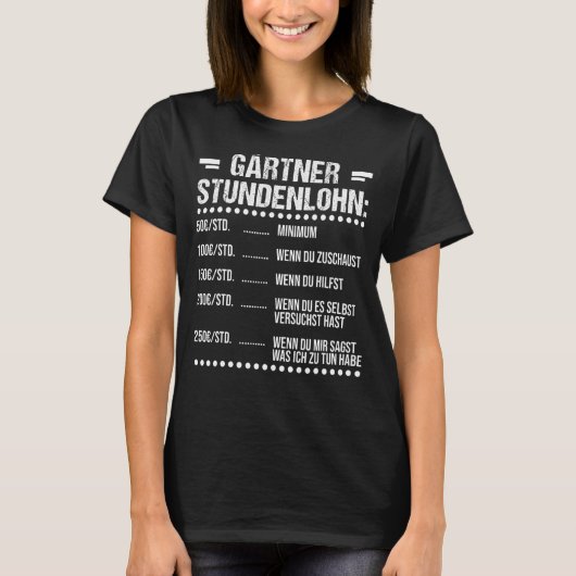 メンズゲルトナースタンドンゲルトナーベルフ Tシャツ (正面)