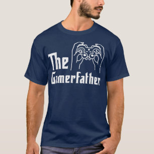 メンズゲーマーパパビデオゲームプレーヤーコンピュータゲームFa Tシャツ