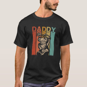 メンズコアラレトロスタイルヴィンテージダディーグラフィックファテ Tシャツ