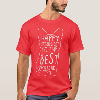 メンズコルギパパハッピーファーザーズ最高のデイトゥコルギパパ Tシャツ