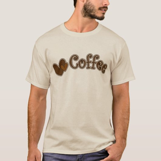 メンズコーヒー好きTシャツ Tシャツ (正面)