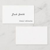 メンズコービクトリアンリングカード コーリングカード (正面/裏面)