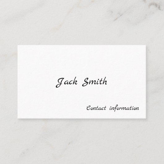 メンズコービクトリアンリングカード コーリングカード (正面)