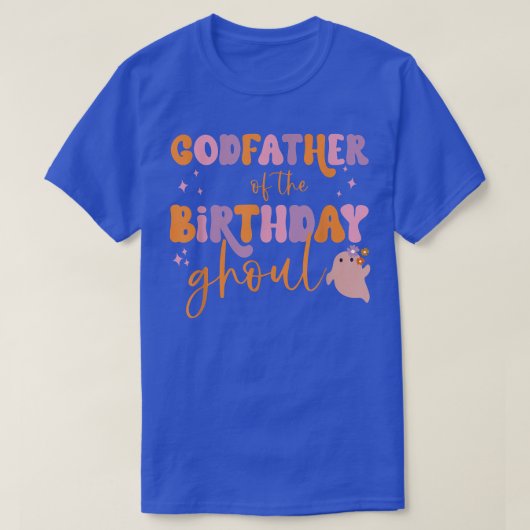 メンズゴッドファーザー誕生日グール幽霊ハロー Tシャツ (デザイン正面)