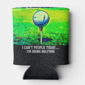 メンズゴルフカスタム誕生日はゴルフ旅行を好む 缶クーラー (裏面)