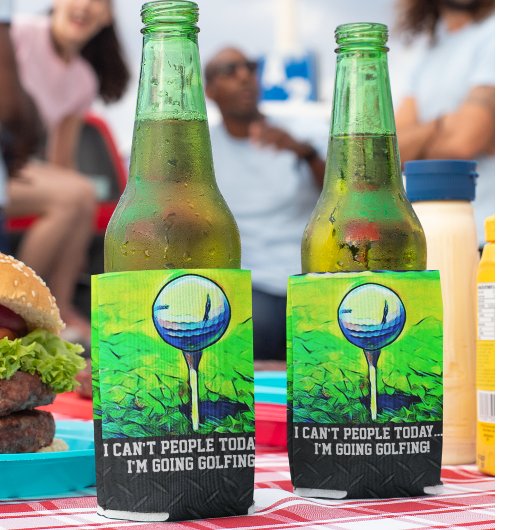 メンズゴルフカスタム誕生日はゴルフ旅行を好む 缶クーラー