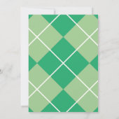 メンズゴルフパルティー誕生日 招待状 (裏面)