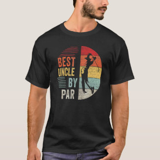 メンズゴル最高のフ叔父バイパルダディゴルファー父の Tシャツ