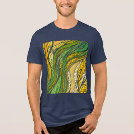 メンズゴールデングリーンシルクの収穫» トライブレンドＴシャツ