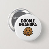 メンズゴールデンドルグランドパパカワイゴールドエンド 缶バッジ (正面&裏面)