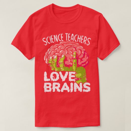 メンズサイエンス先生Love Brains Premium Tシャツ (デザイン正面)