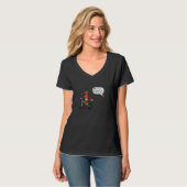 メンズサイクリングキツネ Tシャツ (正面フル)